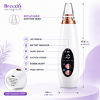 Blackhead Remover Vacuum – 5-Level Pore Cleaner & Facial Acne Extractor with LED Display | USB Rechargeable