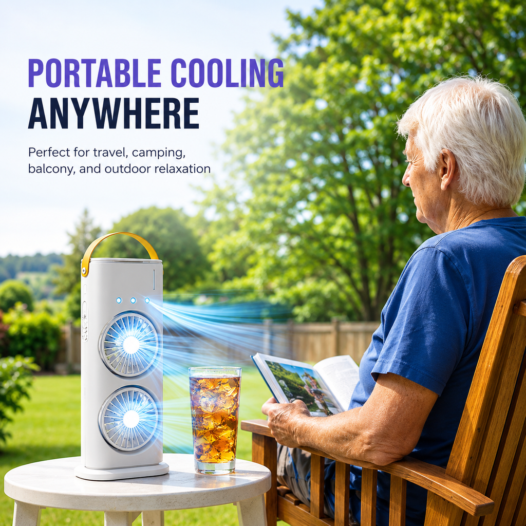 Rechargeable Ice Mist Cooler