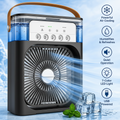 Portable Rechargeable Mini Air Cooler Fan with LED Light