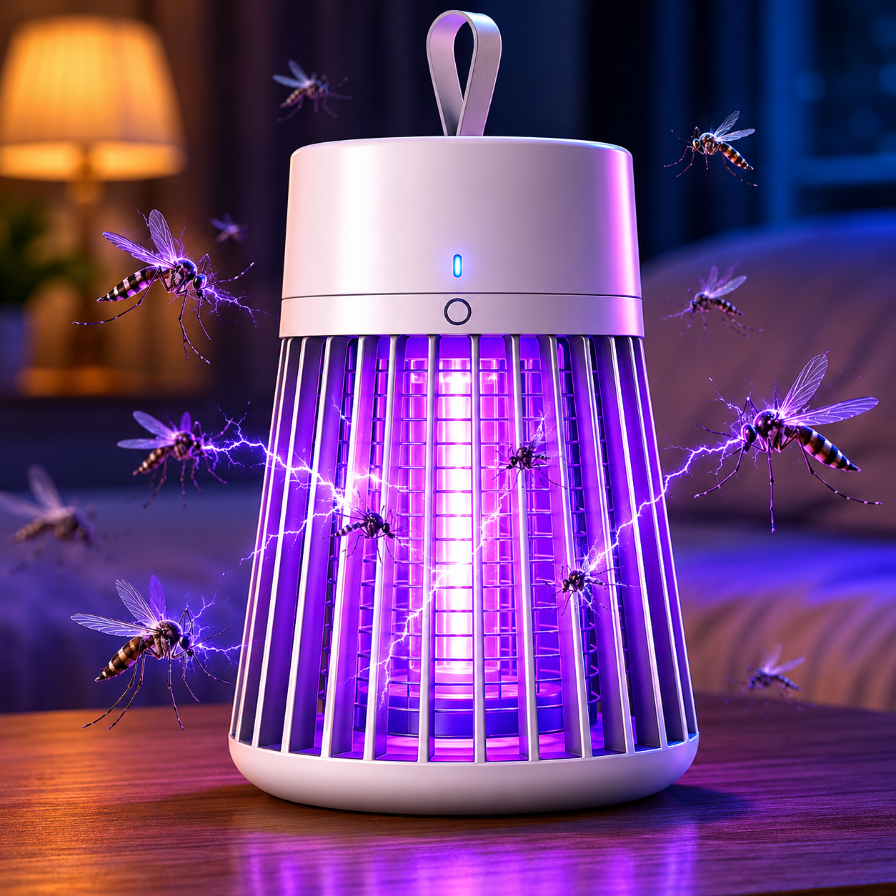 USB Rechargeable Mosquito Killer Lamp for Home & Outdoor Use